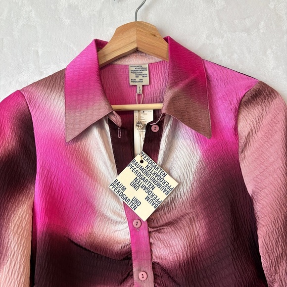 Baum und Pferdgarten Anthropologie pink Abira Dress size 0 NWT - Picture 4 of 14